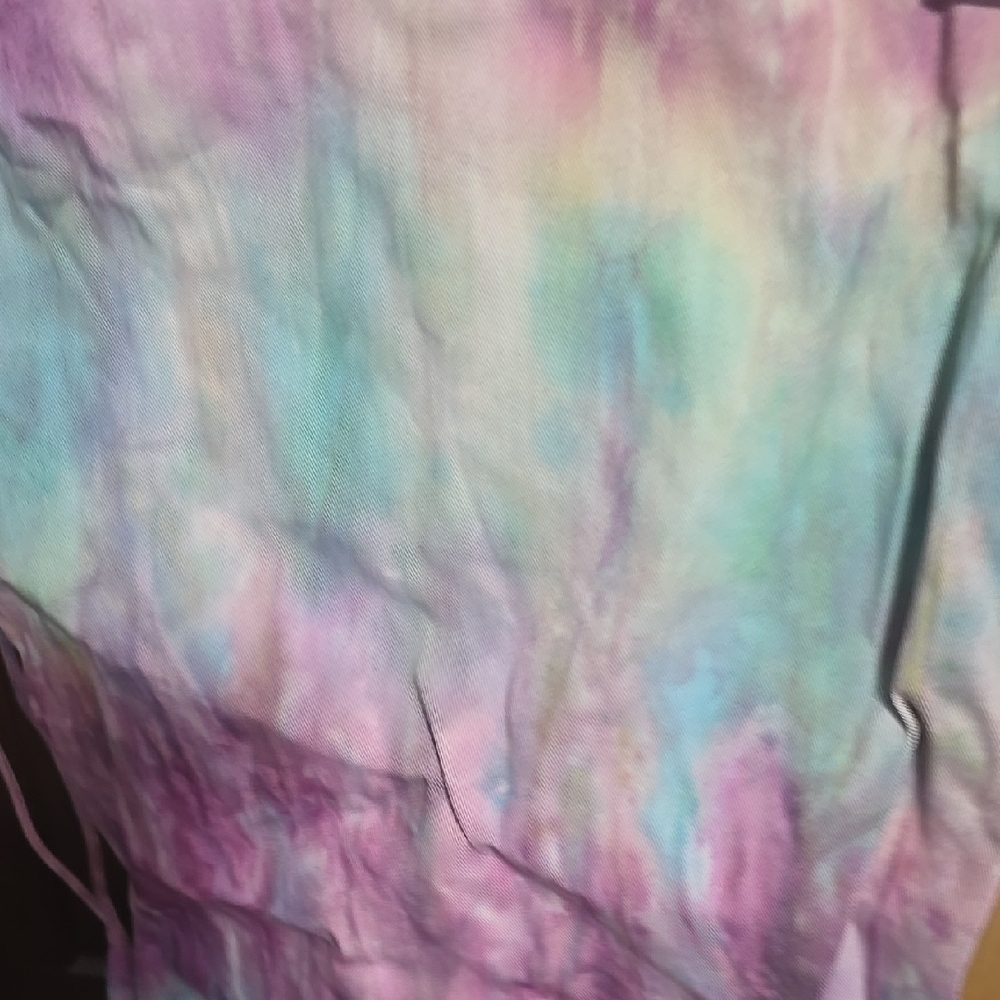 Tie-Dye Drawstring Backpack - Picture 2 of 3